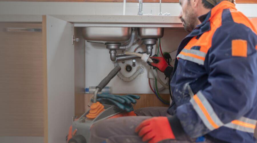 Professional slab leak plumber services in Ramona, KS
